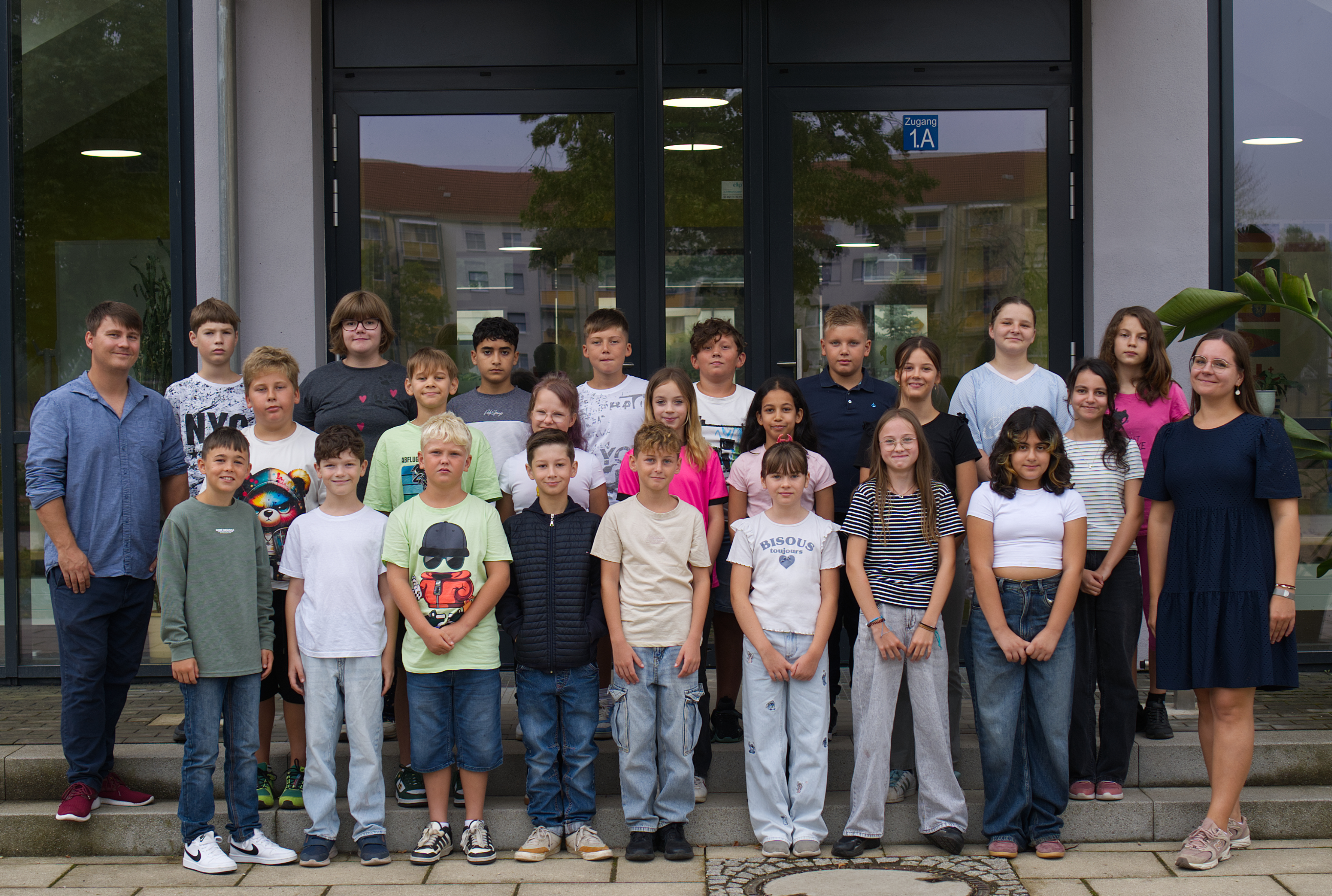 Das Bild zeigt die Klasse 5c.