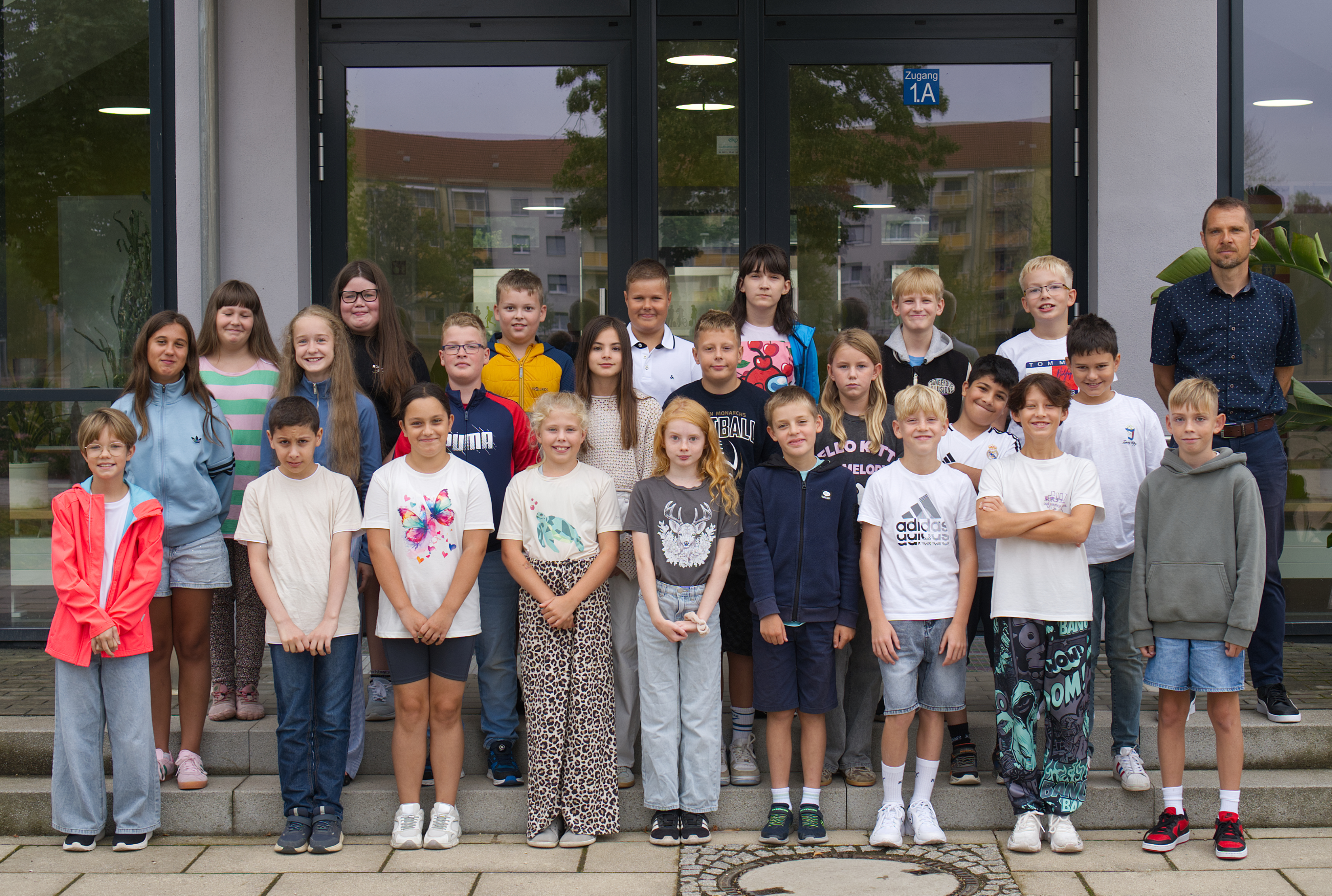 Das Bild zeigt die Klasse 5d.