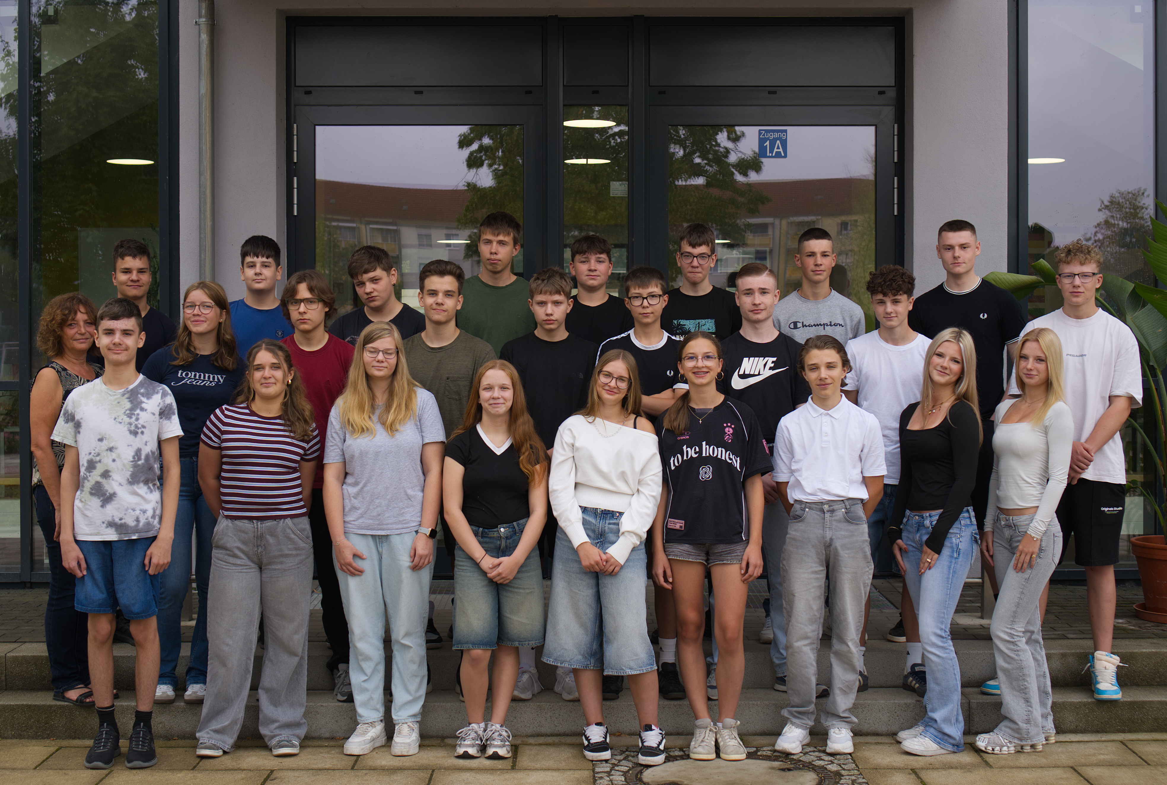 Das Bild zeigt die Klasse 9a.