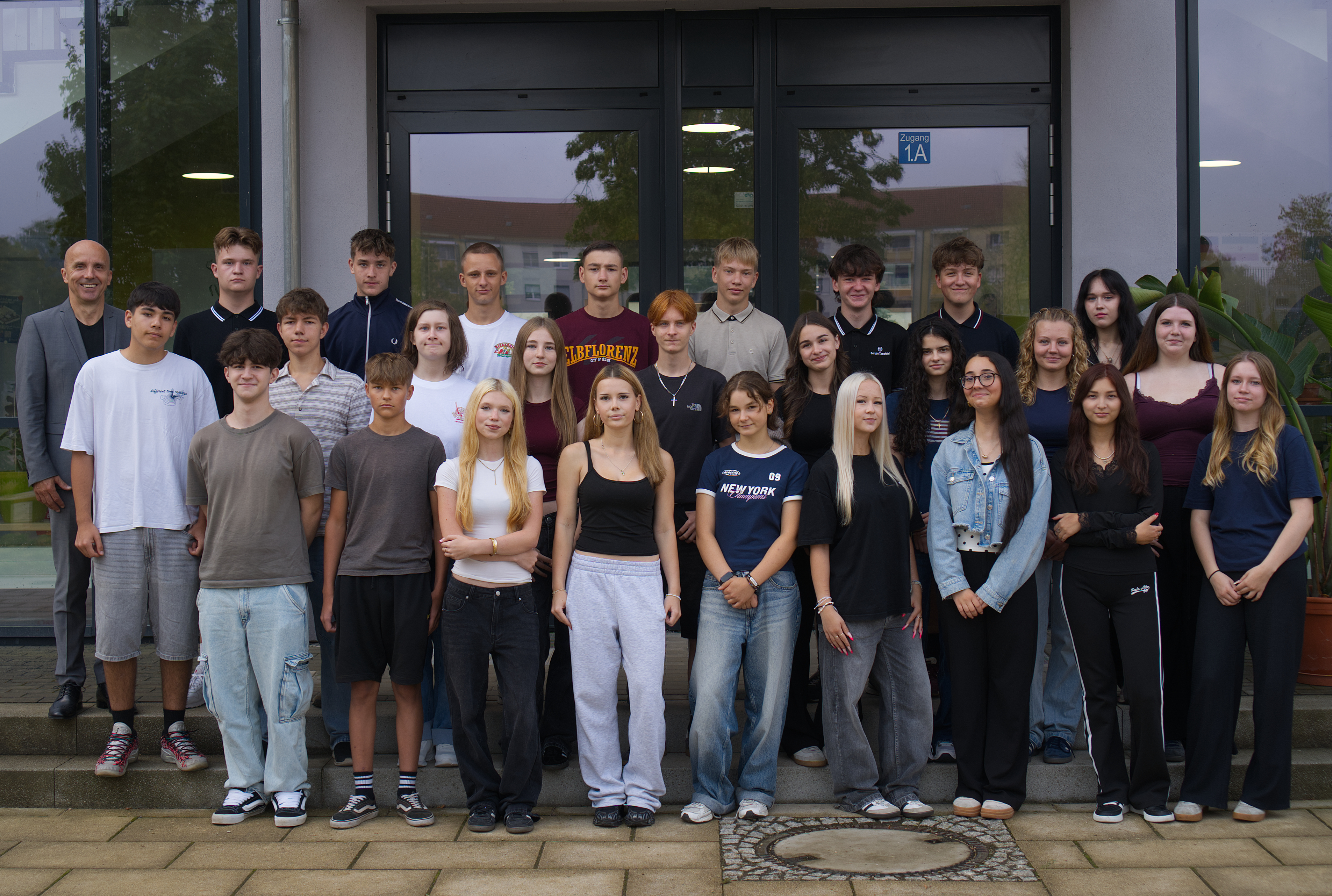 Das Bild zeigt die Klasse 9c.