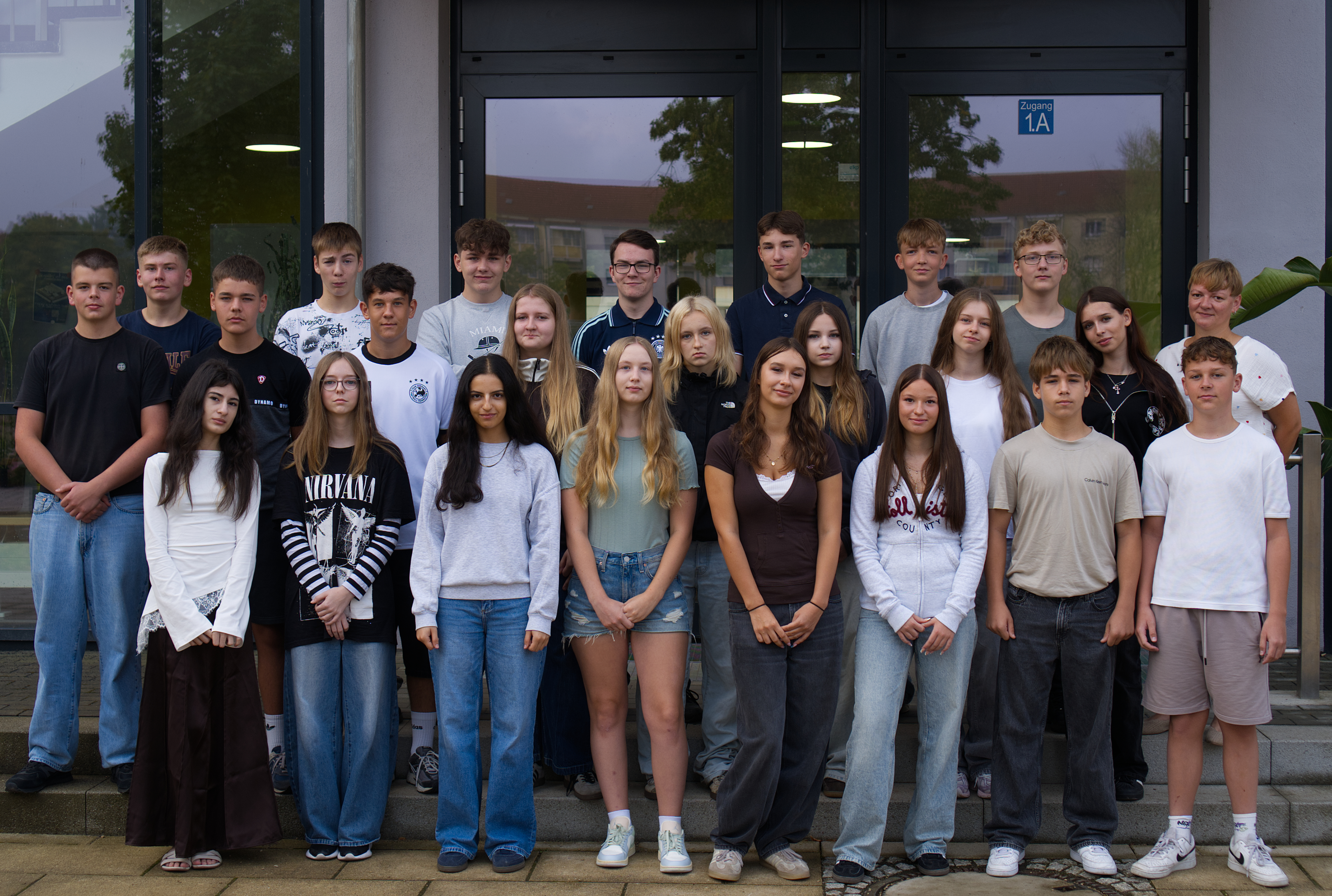 Das Bild zeigt die Klasse 9d.